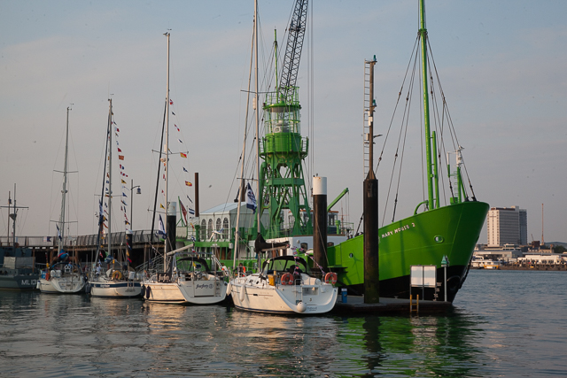 Rally yachts gather at Haslar Marina, Gosport