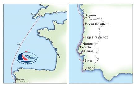 ARC Portugal Route Map